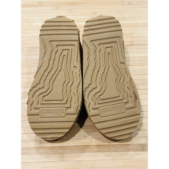 The Vermont Country Store Sheepskin Scuffs Men’s Slippers Size 9 Sherpa